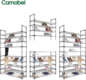 Non-woven Fabric 16-20 Pairs Tower Organizer Cabinet Sturdy Shoe Rack