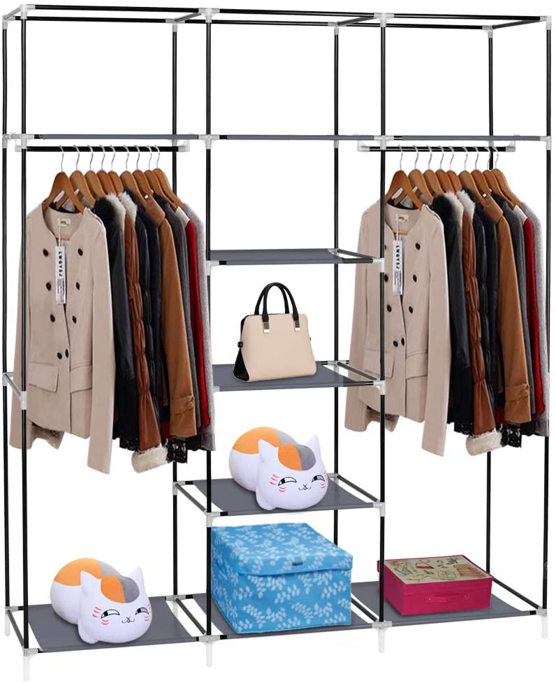 2022 Hot Sales Cabinet 4 Layered Non-woven Folding Clothing Wardrobe