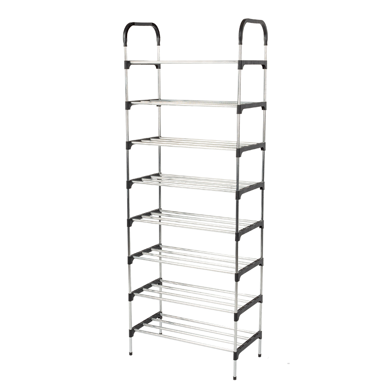 Stainless steel storage rack shoe cabinet multi-layer simple shoe rack organizer manufacturer wholesale