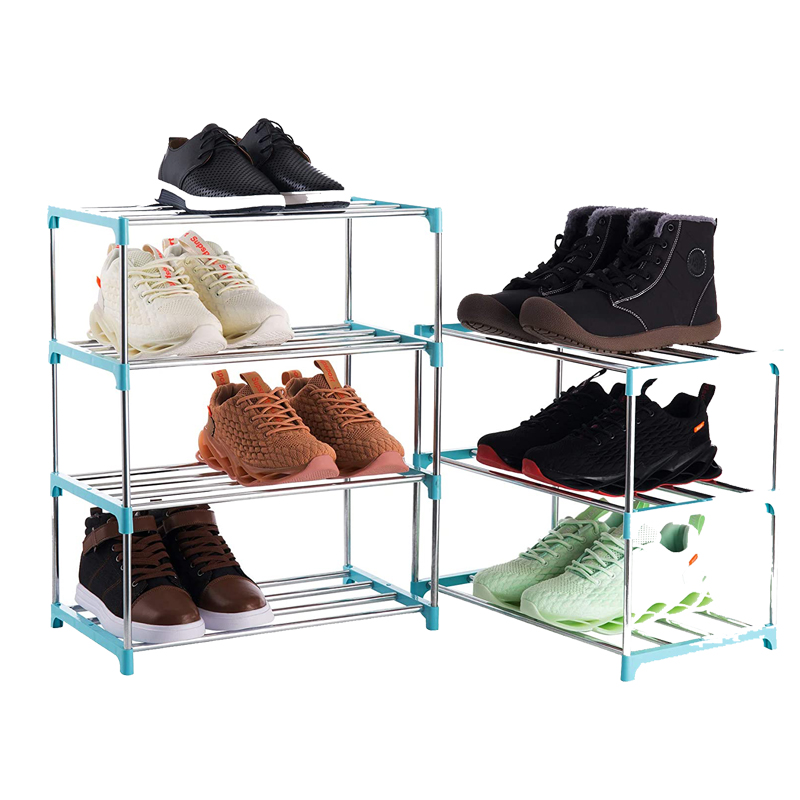 Small Shoe Rack Storage Organizer for Entryway Shoe Tower Unit Shelf