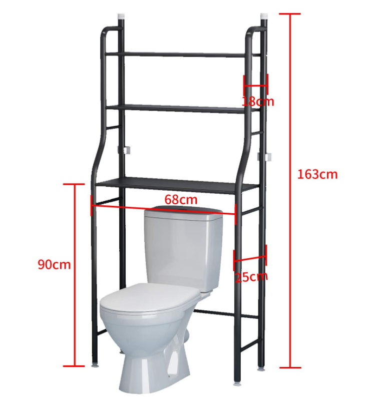 Bathroom Space-saving Large Capacity Metal Shelves Wholesale