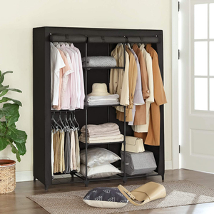 Clothing Armoire Stand Up And Closet Temporary Wardrobe