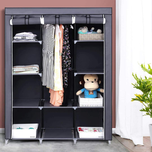 New Type Cupboard Canvas Wardrobe Partition For Clothes