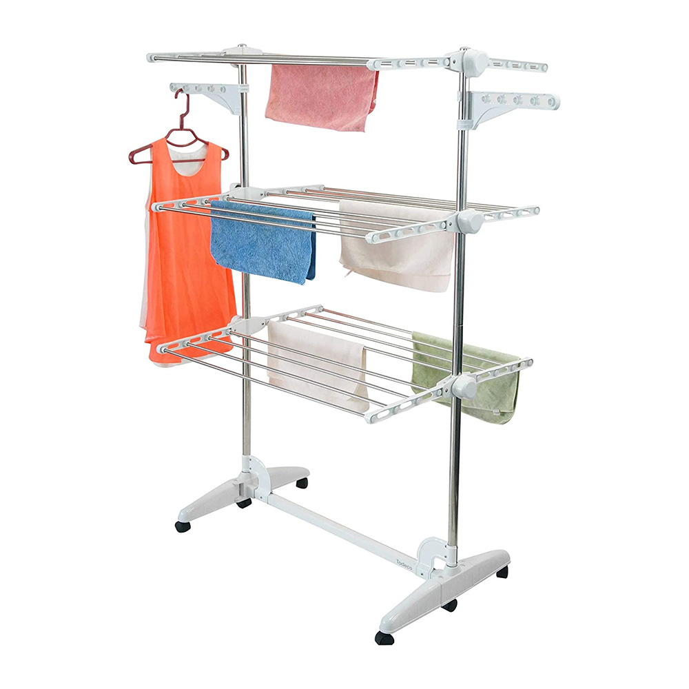 Hot Sell Airfoil Metal Drying Rack Large Space Wholesale