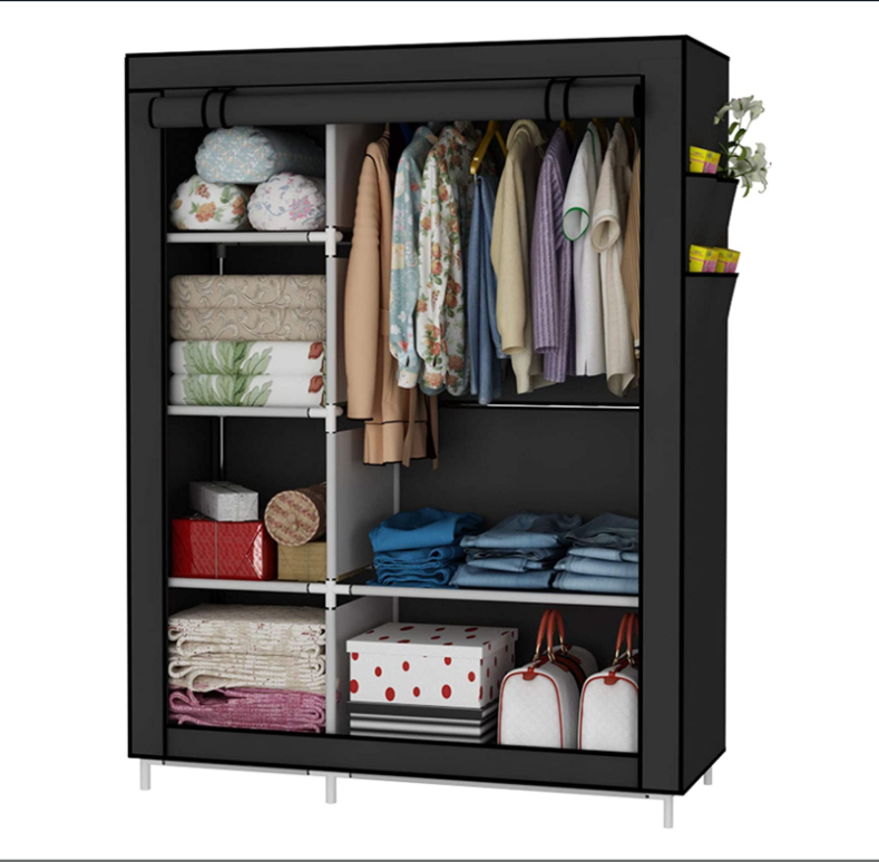 Fast Delivery Folding Bedroom Wardrobe for Clothes Storage
