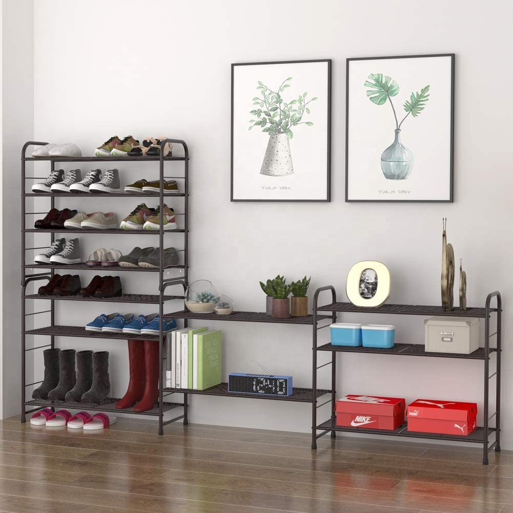 5-Tier Expandable & Adjustable Shoe Shelf Storage Organizer