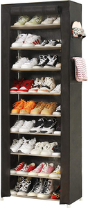 4/5/6/8/10 Layer Non-woven Fabric Cheap Space Saving Easy Assembly Shoe Rack