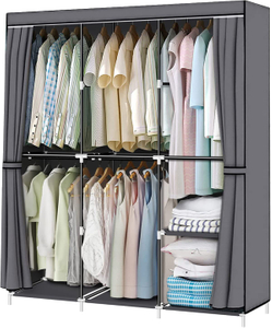 2023 Factory Direct Wholesale Cheap Folding closet Foldable Non Woven Cabinet Cloth Wardrobe