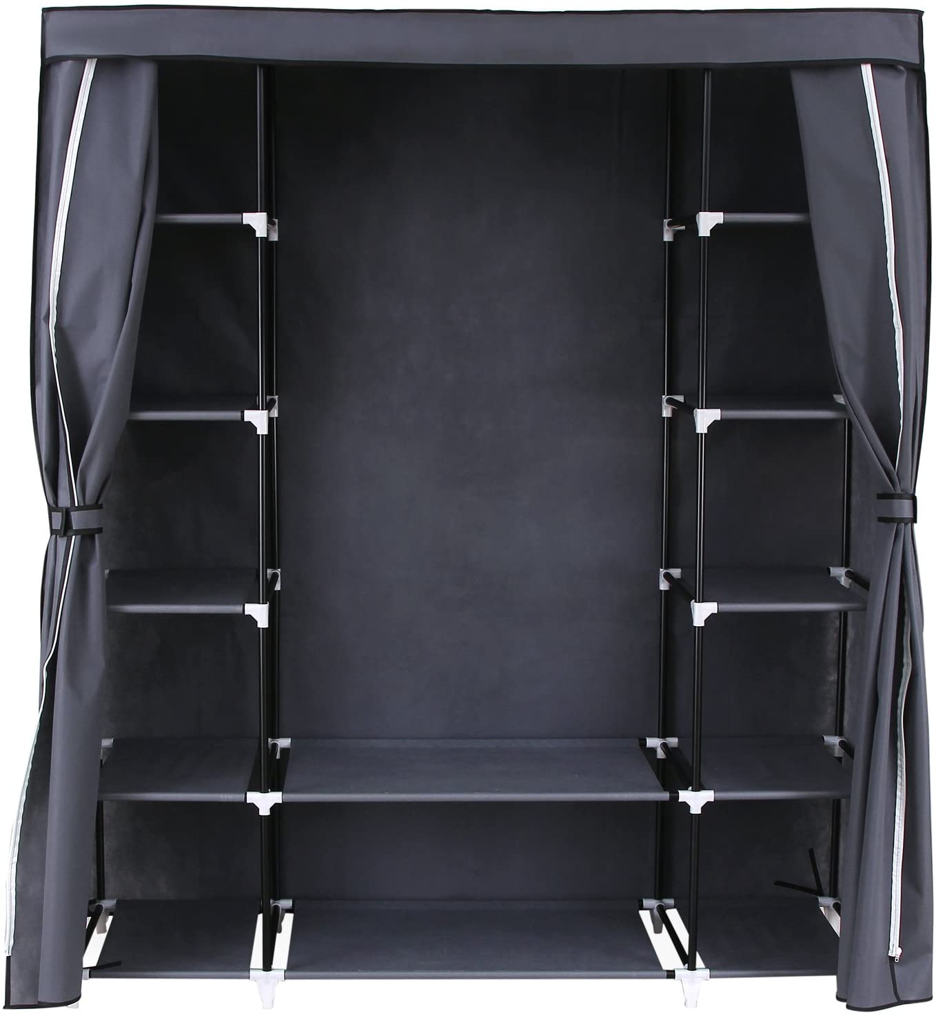 Portable Wardrobe Closet Clothes Organizer No-Woven Fabric storage shelf